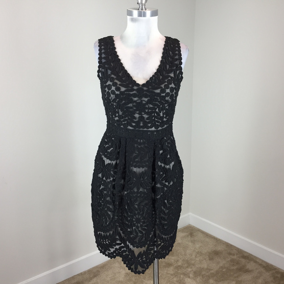Anthropologie Dresses & Skirts - Yoana Baraschi Xs 2 Black Lace Dress Anthropologie